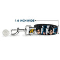Load image into Gallery viewer, Dog Leash - Batman & Robin Blocks White