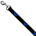 Load image into Gallery viewer, Dog Leash - Nightwing Logo Black/Blue