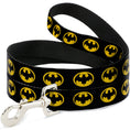 Load image into Gallery viewer, Dog Leash - Batman 1989 Logo Black/Yellow