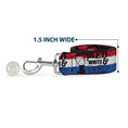 Load image into Gallery viewer, Dog Leash - Betty Boop RED WHITE & BOOP Pose Americana Stripe Red/White/Blue/Black