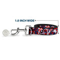 Load image into Gallery viewer, Dog Leash - Captain America Shield Digital Camo Blue/White/Red