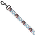 Load image into Gallery viewer, Dog Leash - Fruits Basket Chibi Tohru Honda and Rice Ball Scattered Light Blue