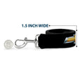 Load image into Gallery viewer, Dog Leash - Chevy Bowtie Black/Gold Logo REPEAT