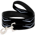 Load image into Gallery viewer, Dog Leash - 1955-57 CHEVROLET V Emblem Black/Silver