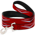 Load image into Gallery viewer, Dog Leash - 1955-57 CHEVROLET V Emblem Red/Silver