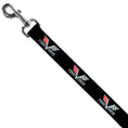 Load image into Gallery viewer, Dog Leash - 1967 Impala 396 TURBO-JET V Emblem Black/Silver/Red/White
