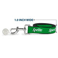 Load image into Gallery viewer, Dog Leash - SPRITE Logo Green/White