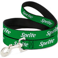 Load image into Gallery viewer, Dog Leash - SPRITE Logo Green/White