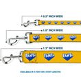 Load image into Gallery viewer, Dog Leash - FANTA Logo Pineapple Yellow/Blue/White