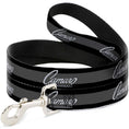 Load image into Gallery viewer, Dog Leash - 1969 CAMARO BY CHEVROLET Emblem/Stripe Black/Gray/Silver