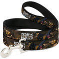 Load image into Gallery viewer, Dog Leash - COWBOY BEBOP Jet Black and Crew Bonsai Tree Scene and Title Logo
