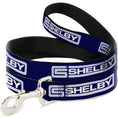 Load image into Gallery viewer, Dog Leash - Carroll Shelby CS SHELBY Racing Logo Block Navy/White