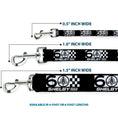Load image into Gallery viewer, Dog Leash - SHELBY 60 YEARS SINCE 1962 Checker Black/White