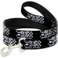 Load image into Gallery viewer, Dog Leash - SHELBY 60 YEARS SINCE 1962 Checker Black/White