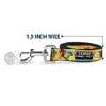 Load image into Gallery viewer, Dog Leash - DC LEAGUE OF SUPER-PETS 6-Superhero Pet Poses Collage Yellows
