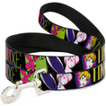 Load image into Gallery viewer, Dog Leash - TINK LUXE Sketch Black/Multi Neon