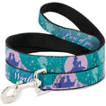 Load image into Gallery viewer, Dog Leash - Little Mermaid Silhouette Scenes PART OF YOUR WORLD Blues