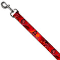 Load image into Gallery viewer, Dog Leash - Simba Scar Battle Scene Fiery Red