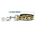 Load image into Gallery viewer, Dog Leash - Minnie Mouse w/Hat Poses Stripe Yellow/White