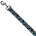 Load image into Gallery viewer, Dog Leash - Stitch Poses/Hibiscus Sketch Black/Gray/Blue
