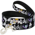 Load image into Gallery viewer, Dog Leash - Villains Hexing Princess' Scenes Color/Black/White