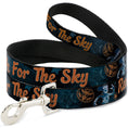 Load image into Gallery viewer, Dog Leash - Woody REACH FOR THE SKY Denim Blue Print