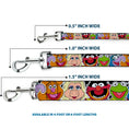 Load image into Gallery viewer, Dog Leash - Muppets Faces CLOSE-UP Black