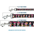 Load image into Gallery viewer, Dog Leash - Mini Minnie Expressions/Bows Black/Multi Color