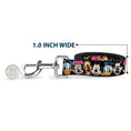 Load image into Gallery viewer, Dog Leash - Classic Disney Character Faces Black