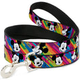 Load image into Gallery viewer, Dog Leash - Mickey Mouse Expressions Multi Color White/Black