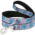 Load image into Gallery viewer, Dog Leash - Baby Stitch Poses Close-Up Baby Blue