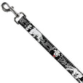 Load image into Gallery viewer, Dog Leash - Lion King Scar Poses White/Black