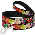 Load image into Gallery viewer, Dog Leash - Muppets Faces Black