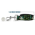 Load image into Gallery viewer, Dog Leash - Mike Poses/Eyeballs Black/Greens