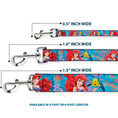 Load image into Gallery viewer, Dog Leash - Ariel & Flounder Vivid Underwater Poses