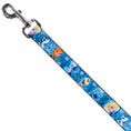 Load image into Gallery viewer, Dog Leash - Frozen Character Poses Blues