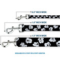 Load image into Gallery viewer, Dog Leash - Mickey Mouse Expressions Scattered Black/White