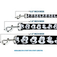Load image into Gallery viewer, Dog Leash - Mickey Mouse Expressions CLOSE-UP Black/White