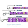 Load image into Gallery viewer, Dog Leash - Frozen Anna/Elsa/Olaf Poses/Scenes Purples