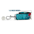 Load image into Gallery viewer, Dog Leash - Frozen Olaf Poses/Snowflakes Blues