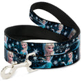 Load image into Gallery viewer, Dog Leash - Elsa the Snow Queen Poses PERFECT AND POWERFUL Blues/White