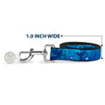 Load image into Gallery viewer, Dog Leash - Ariel Silhouette Poses/Castle Blues