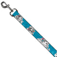 Load image into Gallery viewer, Dog Leash - Ariel Poses/Shells Sketch Blue/White