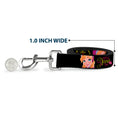 Load image into Gallery viewer, Dog Leash - ANNA Poses/Anna Monogram Heart Cameo Pinks/Yellow