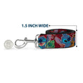Load image into Gallery viewer, Dog Leash - Disney Princess Poses/Castle Silhouettes Purples/Multi Color