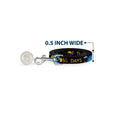 Load image into Gallery viewer, Dog Leash - Joy Poses/Rain ONE OF THOSE DAYS Black/Gray/Blues/Yellow