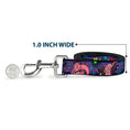 Load image into Gallery viewer, Dog Leash - BING BONG Poses/Candy Purples/Multi Color