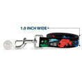 Load image into Gallery viewer, Dog Leash - Big Hero 6 Group Action Pose/Name Blocks Black/Gray/Multi Color