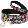 Load image into Gallery viewer, Dog Leash - Princess Pose/Princess & Prince Scene Grays/Multi Color
