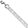 Load image into Gallery viewer, Dog Leash - Tinker Bell Poses/Stars Outline White/Black